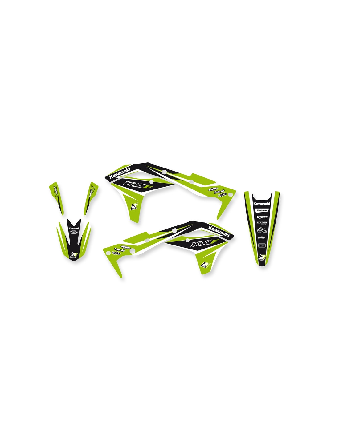 Kit Complet BLACKBIRD Dream Graphic 4 Kawasaki KX250F