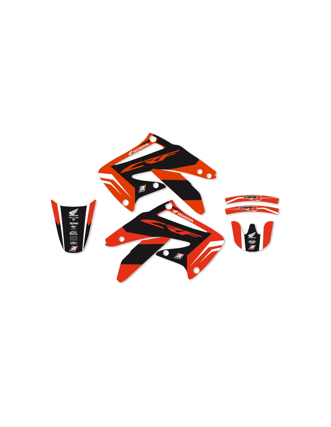 Kit D Co Blackbird Dream Graphic Honda Crf R