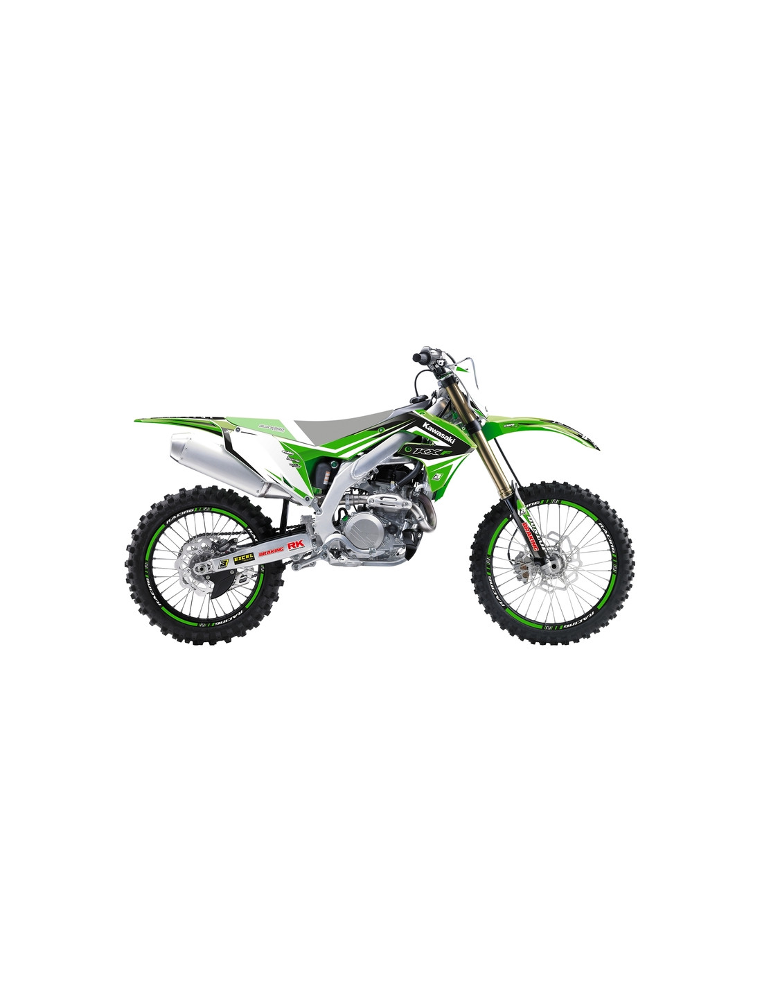 Kit déco BLACKBIRD Dream Graphic 4 Kawasaki KX450F