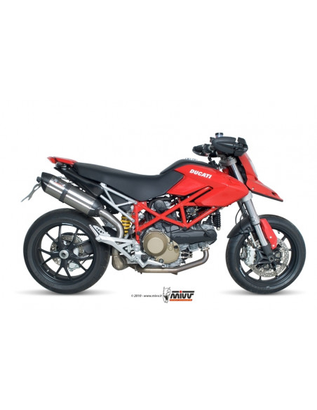 Silencieux MIVV Suono Inox Casquette Carbone Ducati Hypermotard 1100