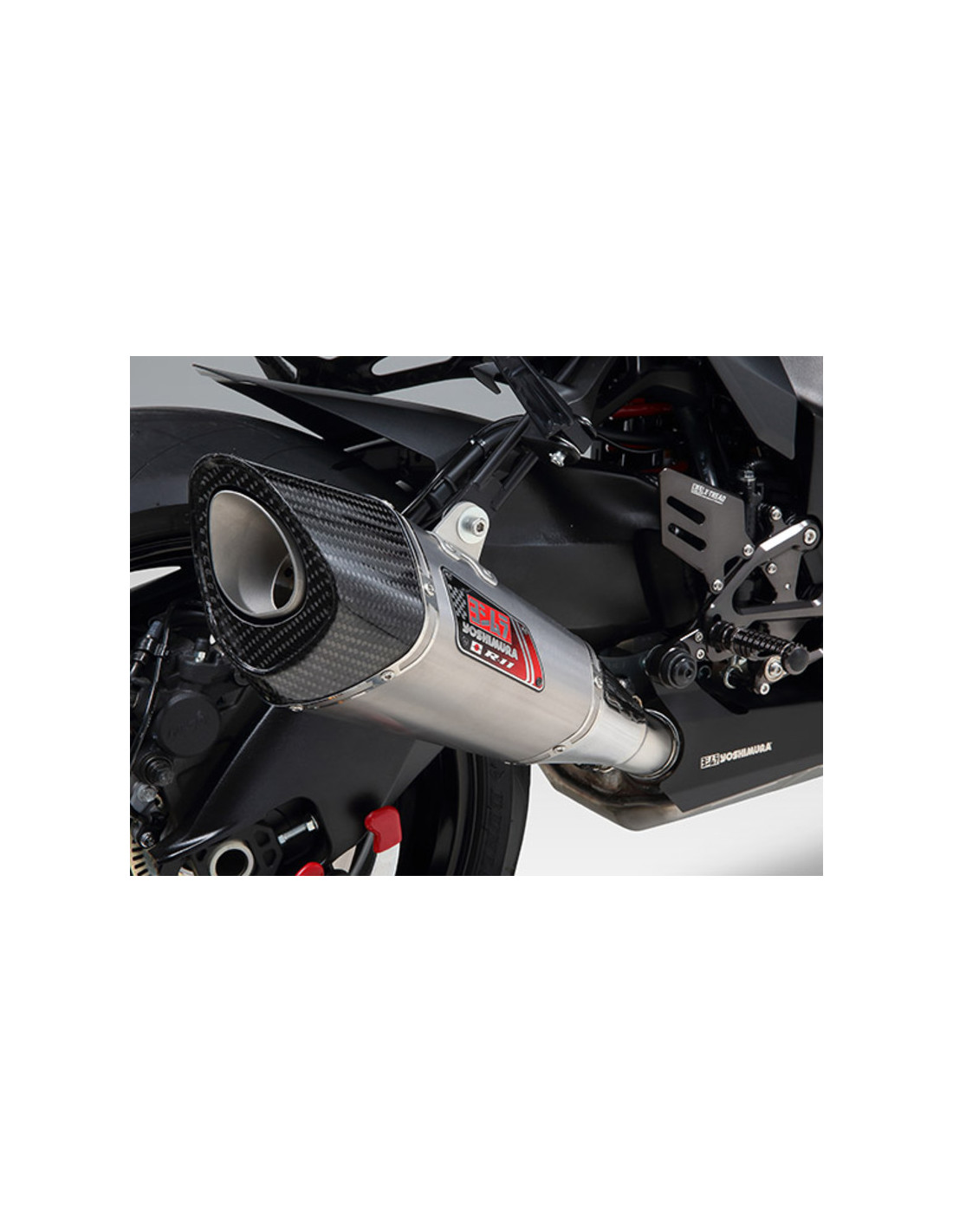 Silencieux Yoshimura R Sq Finition Satin Casquette Carbone Suzuki Katana