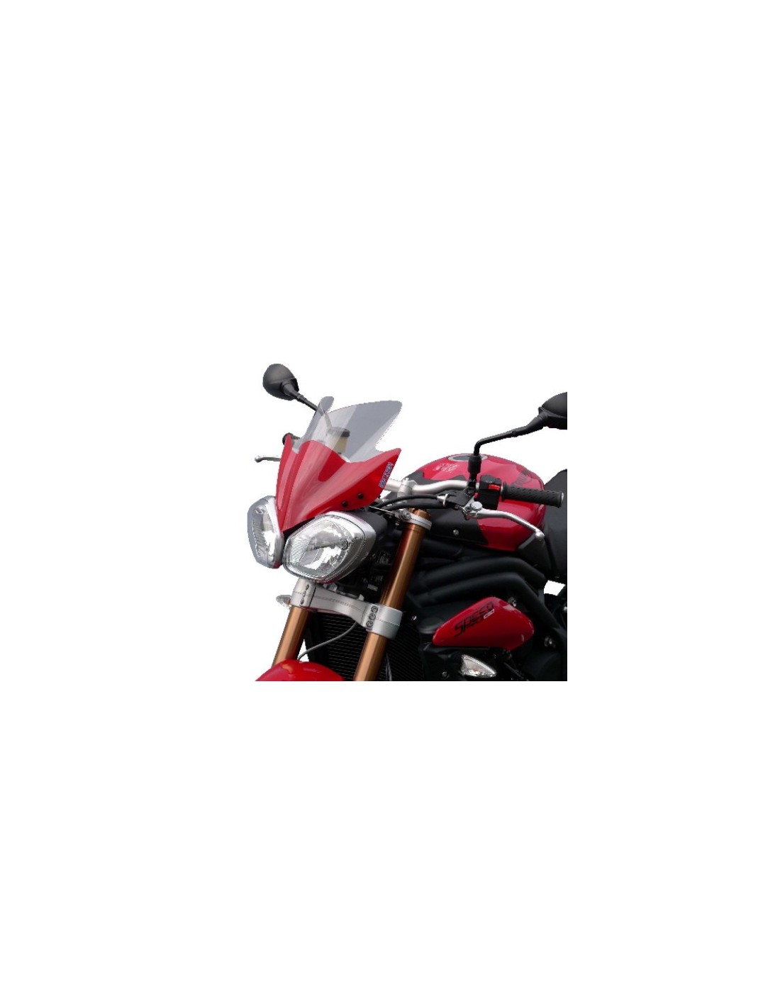 Saute Vent Triumph Street Triple Naked Marque Secdem