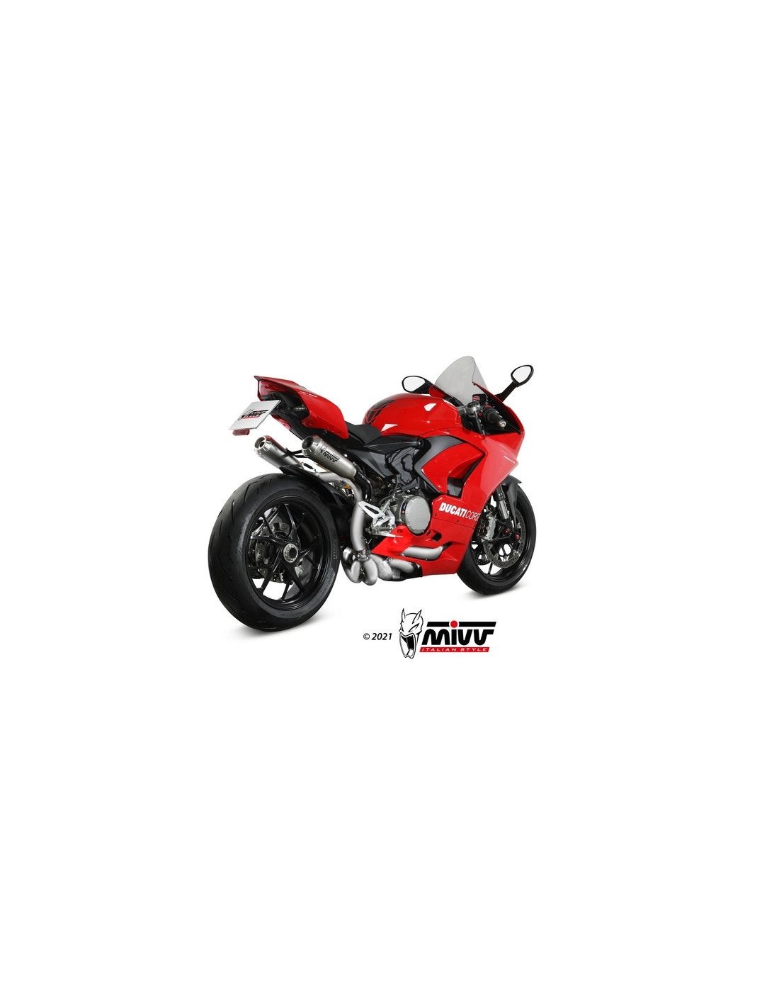 Ligne complète MIVV X M1 titane inox Ducati Panigale V2