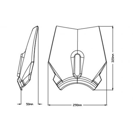 Saute vent PUIG NAKED NEW Génération pour HUSQVARNA SVARTPILEN 701 2020