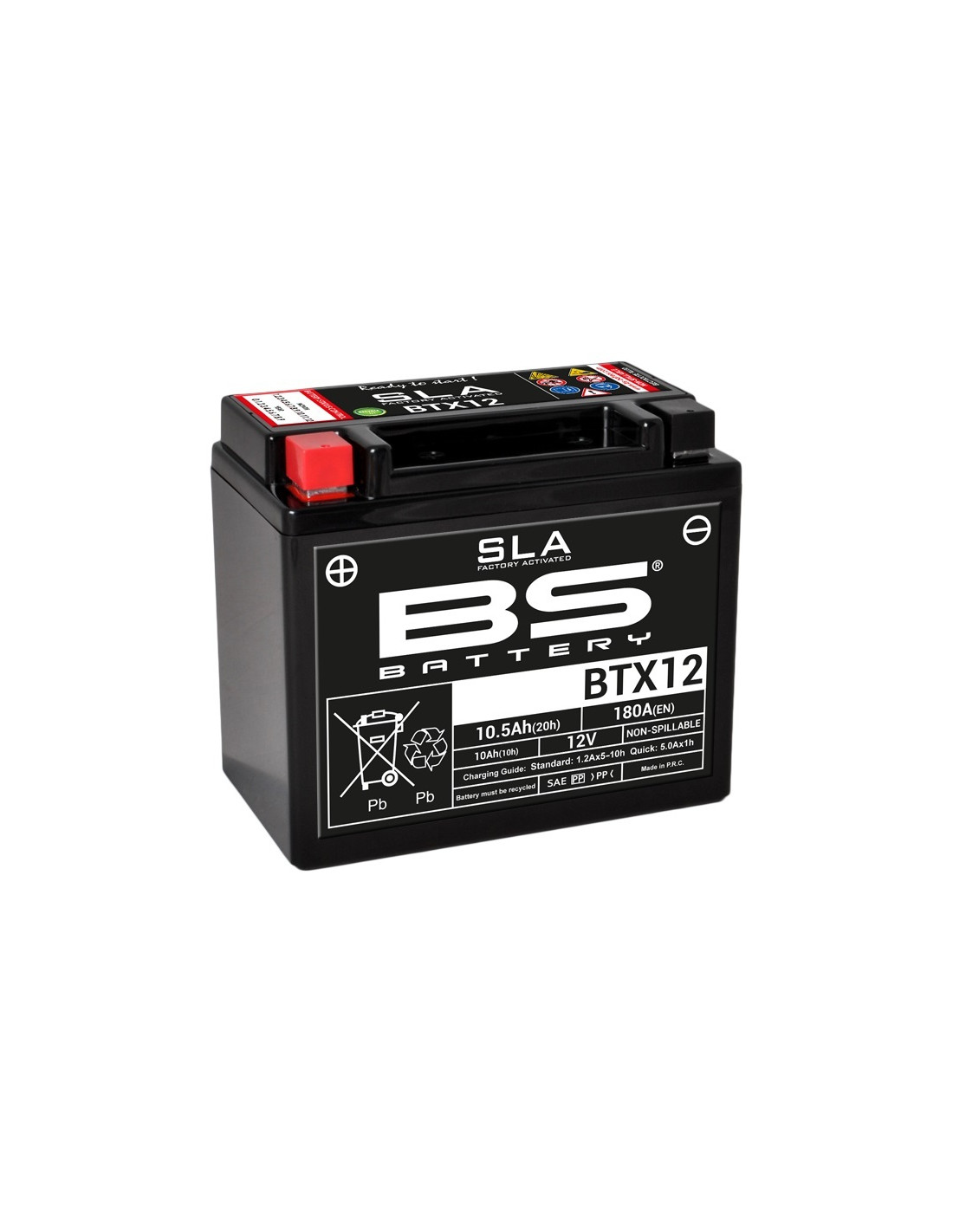 Batterie BS BATTERY SLA sans entretien activé usine BTX12