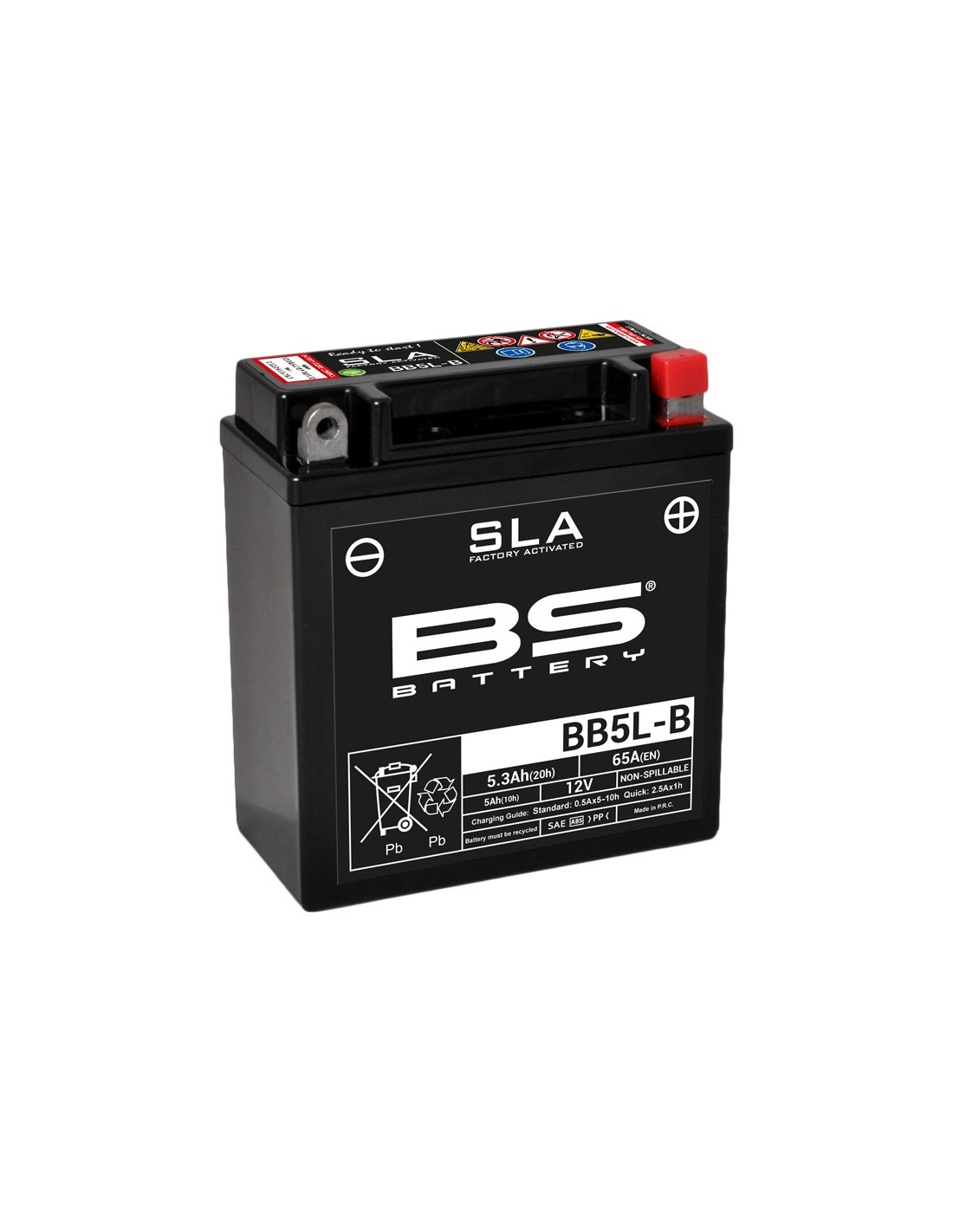 Batterie BS BATTERY SLA sans entretien activé usine BB5L B