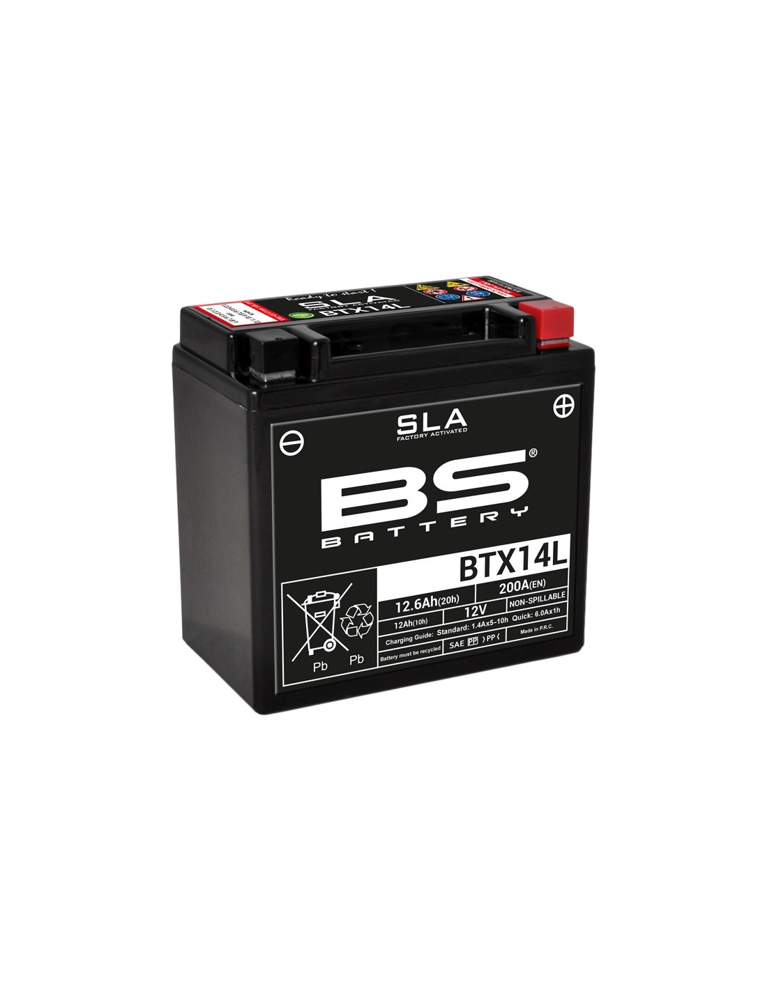 Batterie Bs Battery Sla Sans Entretien Activ Usine Btx L