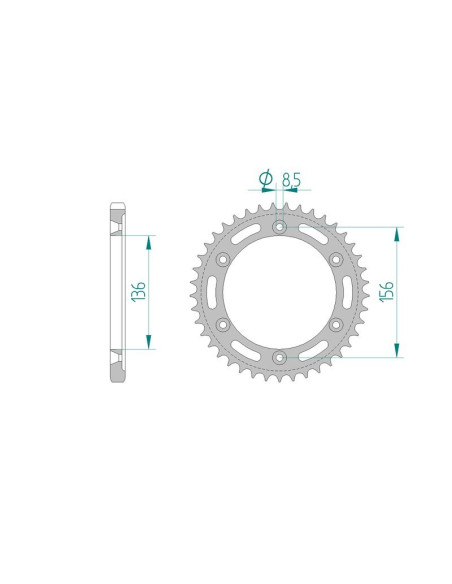 Kit chaine AFAM acier SUZUKI XF 650 V,W,X,Y,K1,K2 FREEWIND pas 525 1997 à 2002