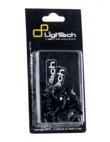 Kit vis de cadre LIGHTECH Ergal noir Yamaha T-Max 530