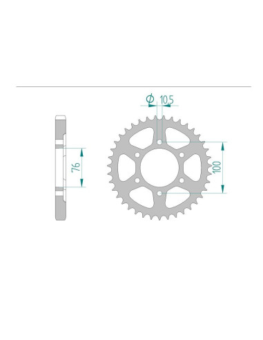 Kit chaine AFAM acier SUZUKI GSX 750 W,X,Y,K1,K2 INAZUMA pas 530 1998 à 2002