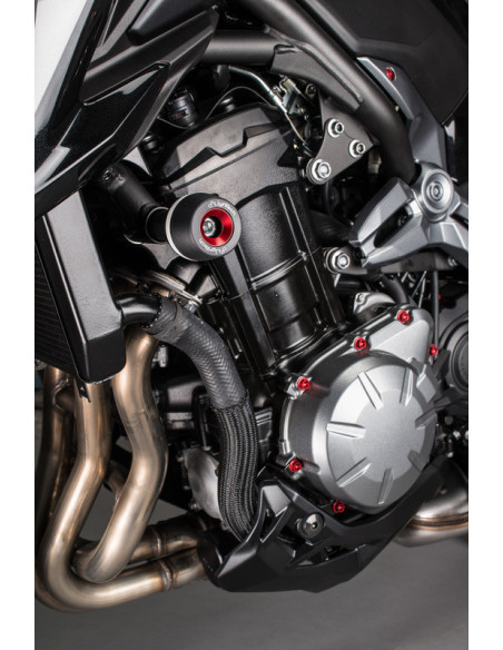 Kit vis moteur LIGHTECH noir (25 pièces) Kawasaki Z900