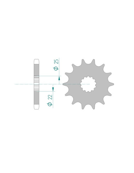 Kit chaine AFAM acier SUZUKI GSX-R 1100 W S,T,V,W pas 532 1995 à 1998