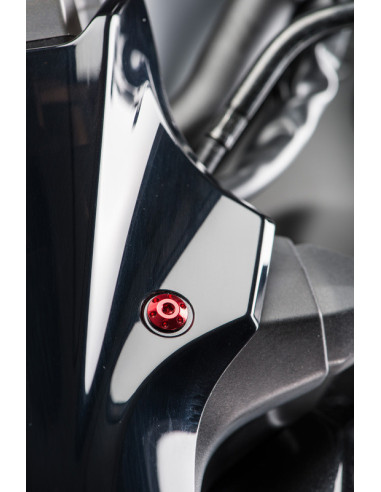 Kit vis de carénage LIGHTECH cobalt (24 pièces) Kawasaki Z900