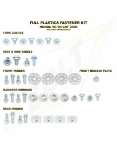 Kit vis complet de plastiques Bolt Honda CR125/250