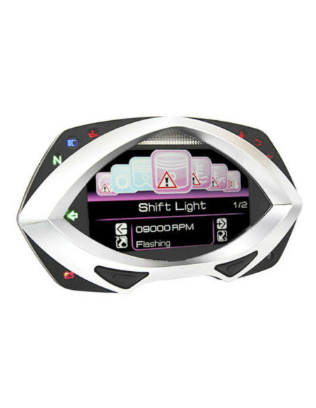 Compteur multifonctions KOSO RXF LCD noir/argent