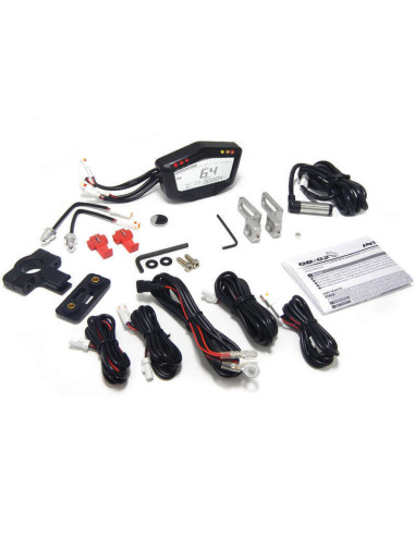 Compteur de vitesse KOSO DB-02 multifonctions noir universel