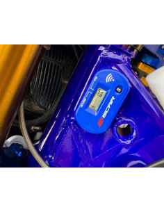 Compteur d'heures SCAR Sans-fil avec Velcro bleu 2