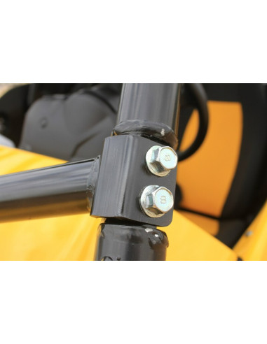 Renfort arceau avant DRAGONFIRE RacePace Flying V noir Yamaha YXZ1000R/SE