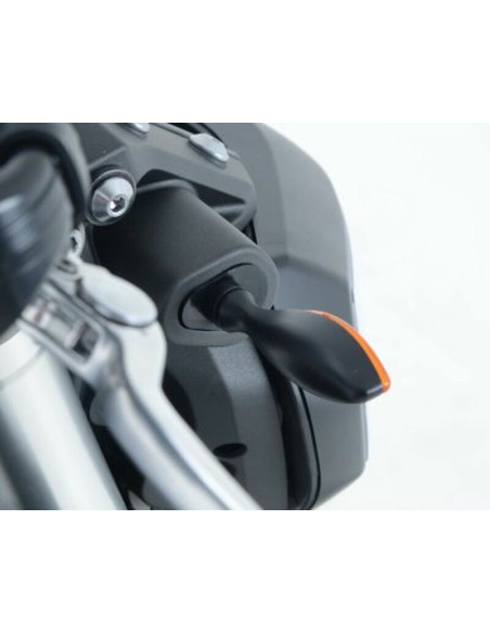 Adaptateurs de clignotants avant R&G RACING noir Yamaha