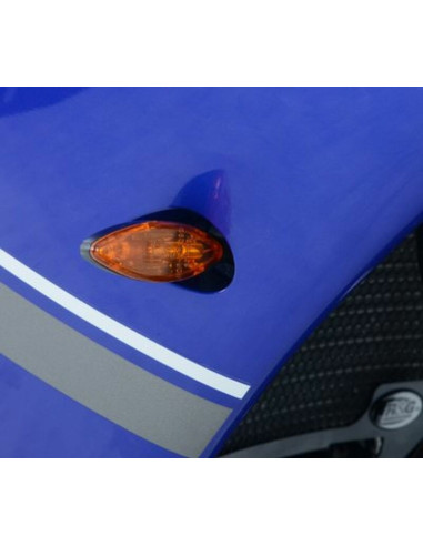 Adaptateurs de clignotants avant R&G RACING noir Yamaha