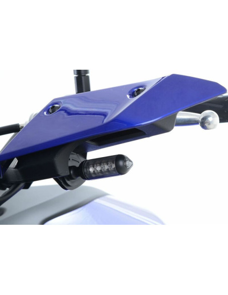 Adaptateurs de clignotants avant R&G RACING noir Yamaha