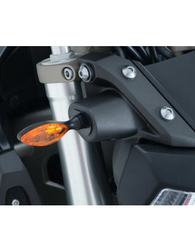 Adaptateurs de clignotants avant R&G RACING noir Yamaha