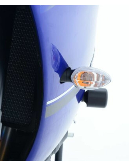 Adaptateurs de clignotants avant R&G RACING noir Yamaha