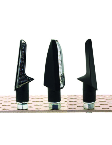 Clignotants V PARTS Hook LED noir universel