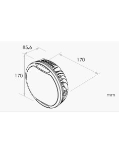Phare LED KOSO Thunderbolt 170mm 2