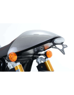 Support de plaque R&G RACING noir Triumph Thruxton/Thruxton R 2