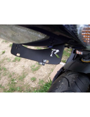Support de plaque R&G RACING Bad Boy noir Suzuki GSX-R1000