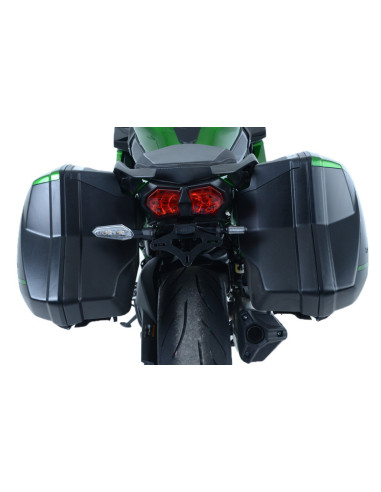 Support de plaque R&G RACING noir Kawasaki H2 SX