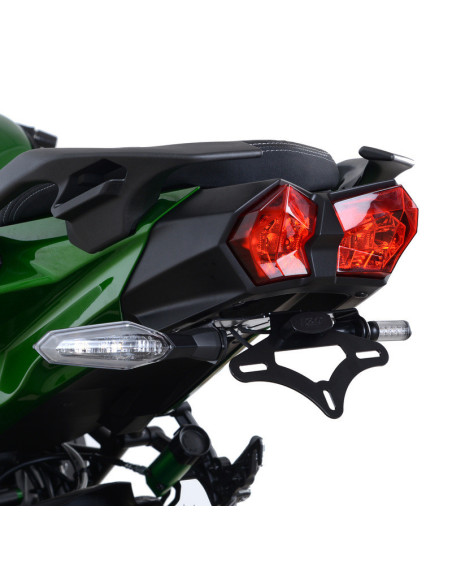Support de plaque R&G RACING noir Kawasaki H2 SX