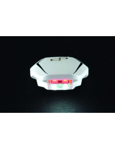 Eclairage de plaque LED LIGHTECH Python couvercle blanc entraxe 26mm 2