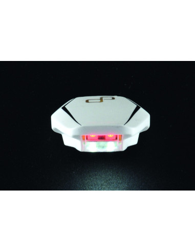 Eclairage de plaque LED LIGHTECH Python couvercle blanc entraxe 26mm