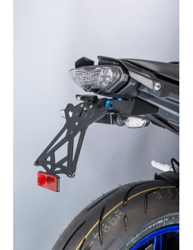 Support de plaque réglable LIGHTECH noir Yamaha MT-10 - TARYA121