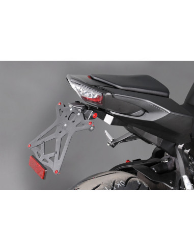 Support de plaque réglable LIGHTECH noir Honda CBR1000RR