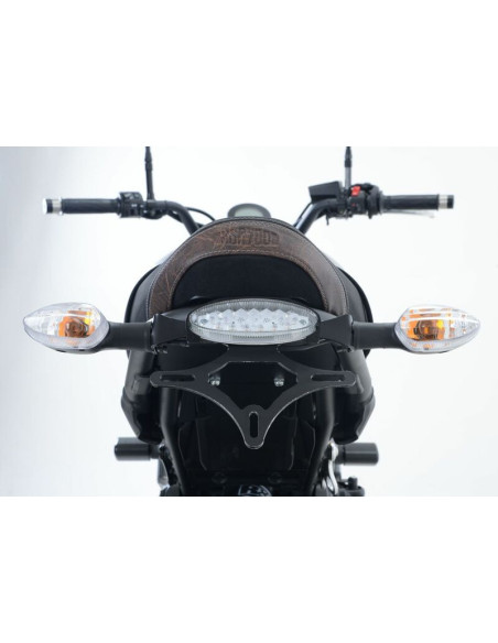 Support de plaque R&G RACING noir Yamaha XSR700
