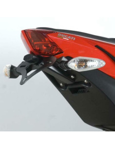 Support de plaque R&G RACING noir Ducati Streetfighter 848