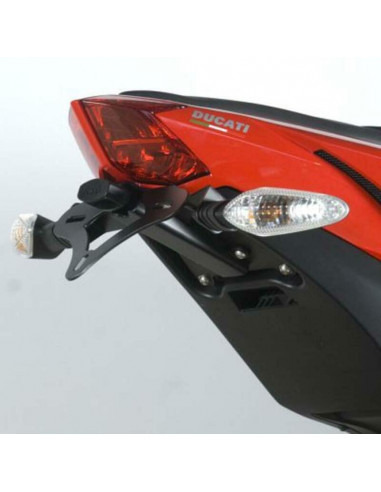 Support de plaque R&G RACING noir Ducati Streetfighter 848