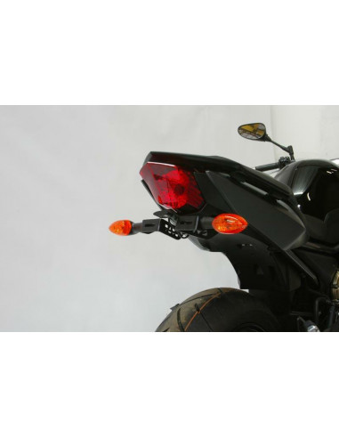 Support de plaque R&G RACING noir Yamaha