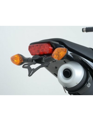 Support de plaque R&G RACING noir pour clignotants origine Honda MSX125