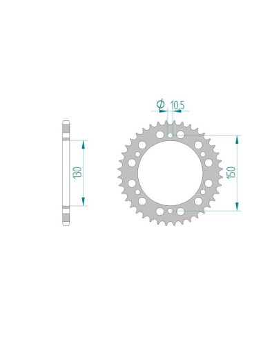 Kit chaine AFAM acier YAMAHA FZR 600 R RACING pas 520 1994 à 1995