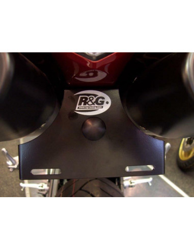 Support de plaque R&G RACING noir Yamaha YZF-R1