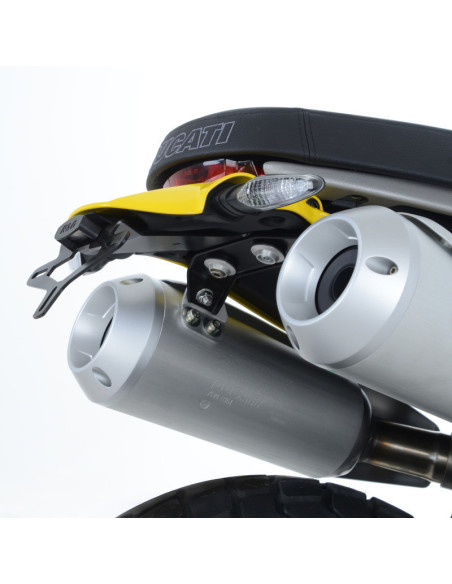 Support de plaque R&G RACING noir Ducati Scrambler 1100