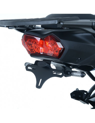 Support de plaque R&G RACING noir Kawasaki Versys 1000