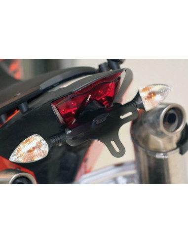 Support de plaque R&G RACING noir KTM 690 Duke/Supermoto