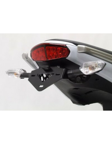 Support de plaque R&G RACING noir Kawasaki ER-6 F/N