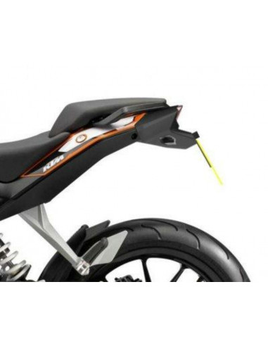 Support de plaque R&G RACING noir KTM Duke 125/200/390