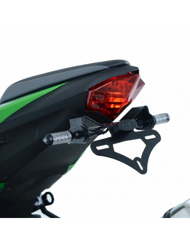 Support de plaque R&G RACING noir Kawasaki Z125